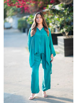 RANGREZA ETHNIC - Blue Poppy Co-Ord for Women (Set of 2)