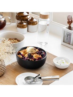 Claymistry - Matte Black Serving Bowl
