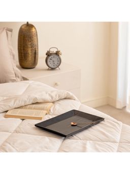 Claymistry - Luxe Black Rectangular Black Tray