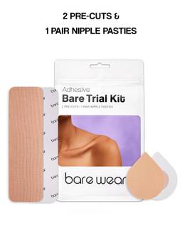 bare wear - Trial Kit Pack of Pre-Cut Body Tape Strips and Nipple Pasties