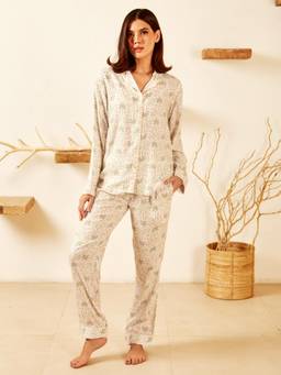 Dusk Attire - Este Shirt With Pyjama