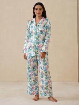 Dusk Attire - Oceana Shirt With Pyjama