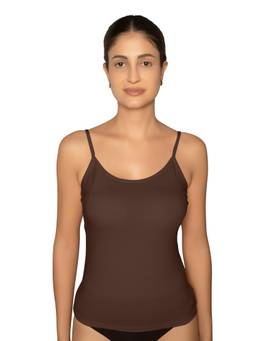 Sonari - Womens Full Coverage, Non-Padded CAMMY Brwon Camisole Top