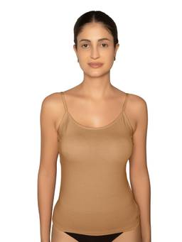 Sonari - Womens Full Coverage, Non-Padded CAMMY Peach Camisole Top