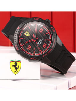Scuderia Ferrari - Black Silicon Pvd Watch