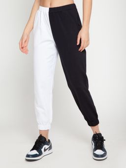 Cava Athleisure - Black and White Split Jogger