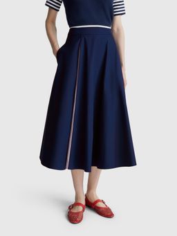 United Colors of Benetton - Solid Calf Length Skirt