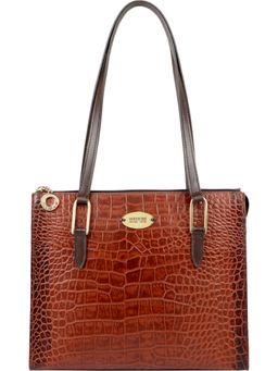 Hidesign - Tan Animal Patterned Tote Bag