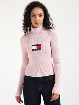 Tommy Hilfiger - Women Pink Turtle Neck Sweater