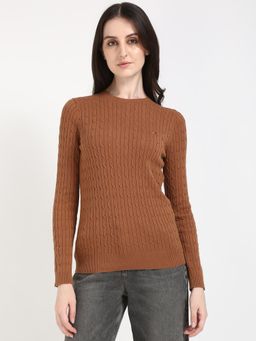Tommy Hilfiger - Women Brown Color Sweater
