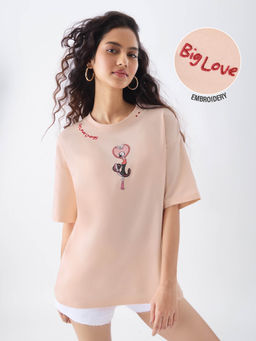 The Souled Store - Official Popeye: Big Love Energy Women Oversized T-Shirt
