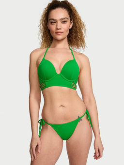 Victoria's Secret - Women Green Polyamide Bikini Top