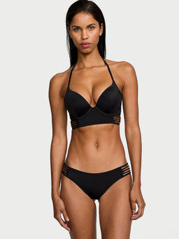 Victoria's Secret - Women Black Polyamide Bikini Bottom