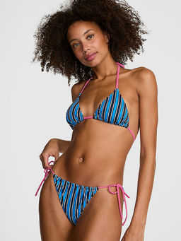Victoria's Secret - Women Blue Polyamide Bikini Top