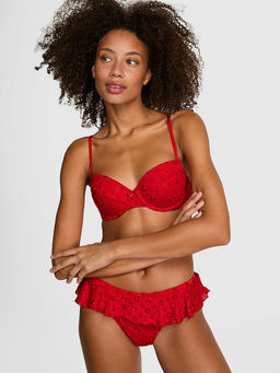 Victoria's Secret - Women Red Polyamide Bikini Top