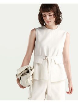 RAREISM - Off White Regular Fit Top