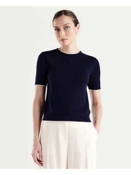 RAREISM - Navy Blue Regular Fit Top