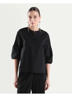 RAREISM - Black Relaxed Fit Top