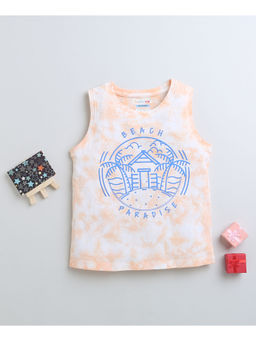 Bumzee - Peach Boys Sleeveless T-Shirt