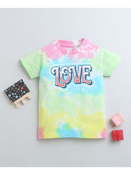 Bumzee - Multi Girls Half Sleeves T-Shirt