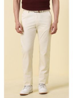 Allen Solly - Men Beige Solid Casual Trouser
