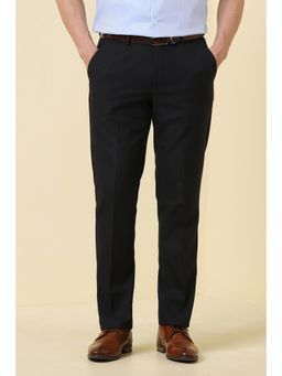 Allen Solly - Men Black Textured Formal Trouser