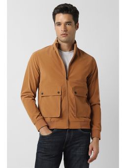 Peter England - Men Brown Solid Casual Jacket
