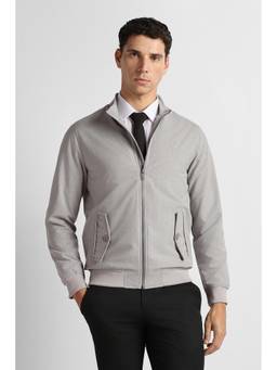 Van Heusen - Men Grey Textured Jacket
