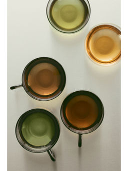 H&M - Grey 2-Pack Glass Mugs