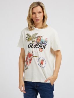 Guess - Men Graphic Print Short Sleeves T-Shirt