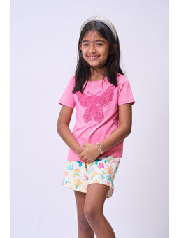 Kauma - White Floral Shorts