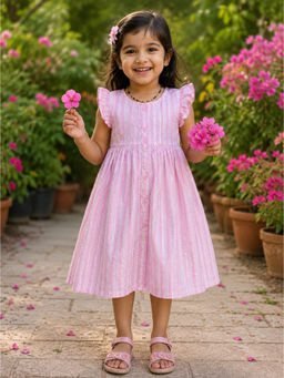 Nottie Planet - Pure Cotton Knit Pink Dress