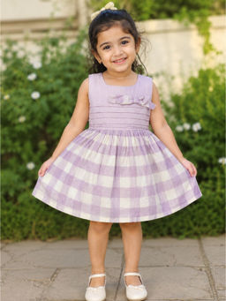 Nottie Planet - Pure Cotton Knit Purple Dress