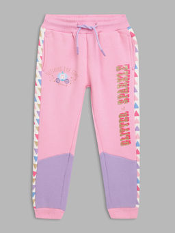 Blue Giraffe - Disney Princess Girls Pink Joggers