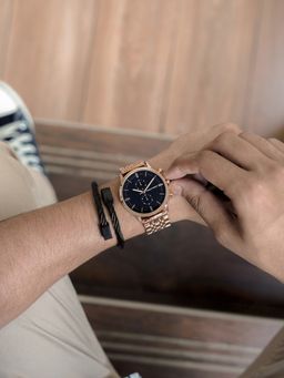 Joker and Witch - Joker & Witch Matias Watch Bracelet Stack JWBS956 (L)