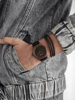 Joker and Witch - Joker & Witch Santiago Watch Bracelet Stack JWBS968 (L)