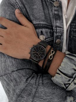 Joker and Witch - Joker & Witch Ishmael Watch Bracelet Stack JWBS977 (L)