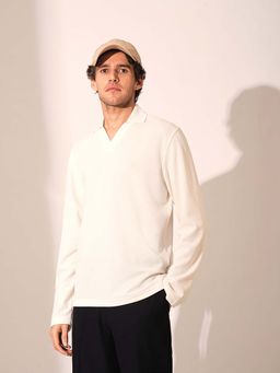 Selected - White Polo T-Shirt