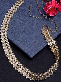 Karatcart - Kundan Studded Handcrafted Kamarbandh for Women