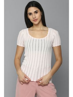 Allen Solly - White Textured Top