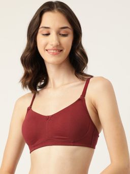 Leading Lady - Non Padded T-Shirt Bra Maroon