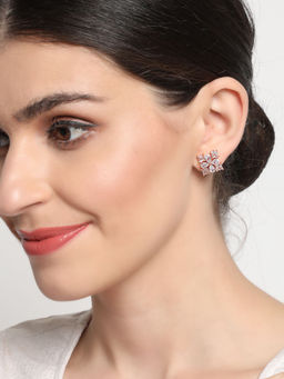 Aatmana - Set of 2 American Diamond studded Studs