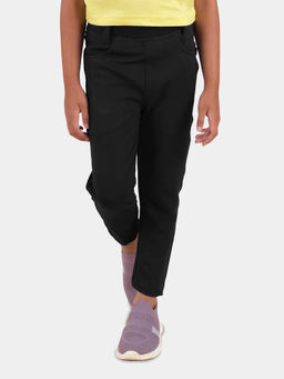 KiddoPanti - Girls Twill Jegging - Black