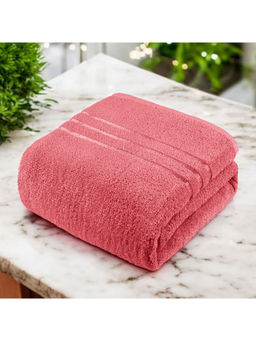 Story@Home - Peach 450 Gsm Bath Towel (XL)