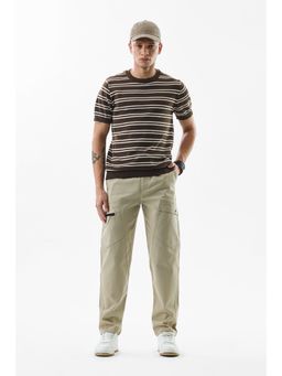 Snitch - Men Olive Solid Cargo