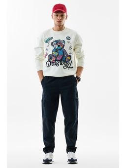 Snitch - Men Blue Solid Cargo