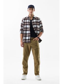 Snitch - Void Brown Baggy Fit Jeans