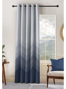 NEFERTITI HOME - Kivo Digital Printed Dark Blue Blackout Curtain