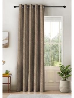 NEFERTITI HOME - Kovo Digital Printed Dark Brown Blackout Curtain