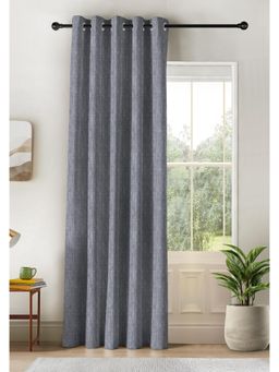 NEFERTITI HOME - Kovo Digital Printed Dark Grey Blackout Curtain